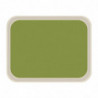 Standard-Serviertablett aus Polyester 470x360mm Grün - Roltex - Fourniresto