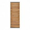 Stahl- und Akazienbänke 100 cm - 2er-Set - Bolero - Fourniresto