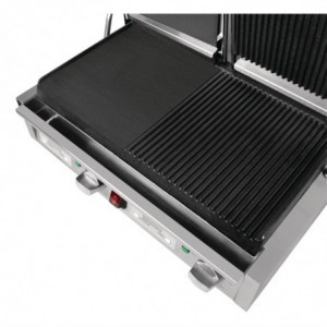 Double Smooth Contact Grill on the Left/Grooved on the Right - Buffalo