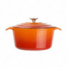 Grote Ronde Oranje Braadpan - 4L - Vogue