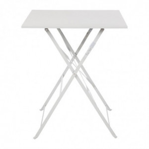 Terrassentisch aus Stahl - grau - 600mm - Bolero - Fourniresto