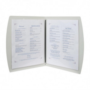Zwarte menuhouder Rio A4 - Securit - Fourniresto