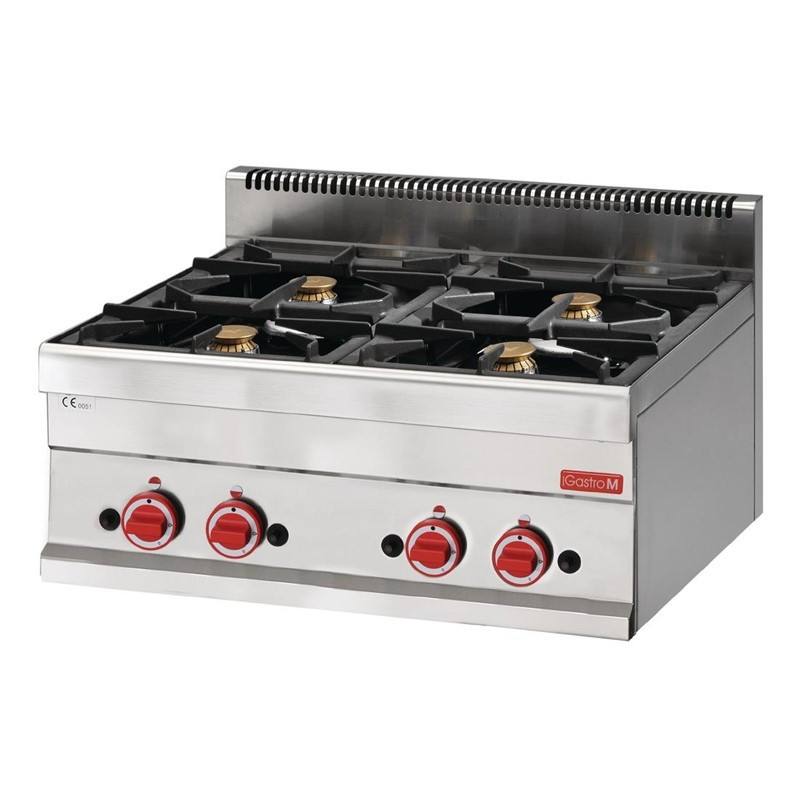 Gas stove with 4 burners 650 - Gastro M Gas stove with 4 burners 650 - Gastro M