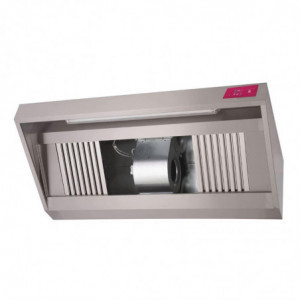 Edelstahlhaube Komplett-L 2500 x T 900mm - Gastro M