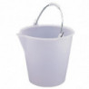 Emmer van zeer sterk wit plastic 12L - Jantex - Fourniresto