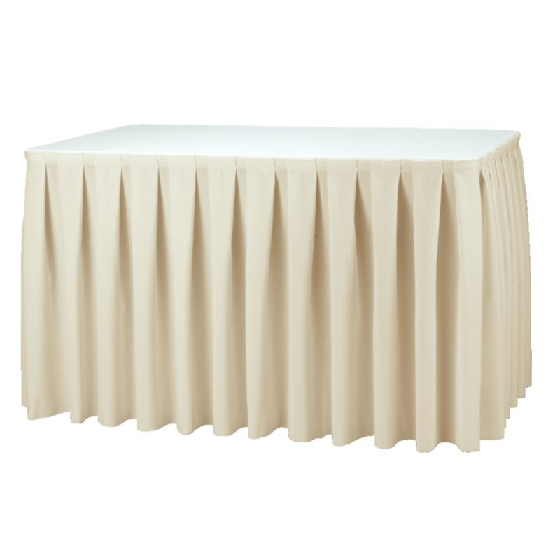 Pleated ecru underskirt - FourniResto - Fourniresto Pleated ecru underskirt - FourniResto - Fourniresto