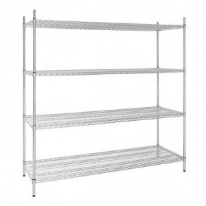 Regalbausatz 4 Ebenen - B 1830 x T 610mm - Vogue