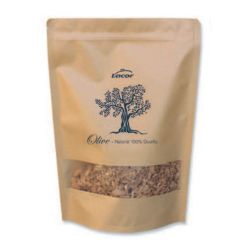 Houtkrullen van olijfhout voor rokerij - 600 g - Lacor Houtkrullen van olijfhout voor rokerij - 600 g - Lacor
