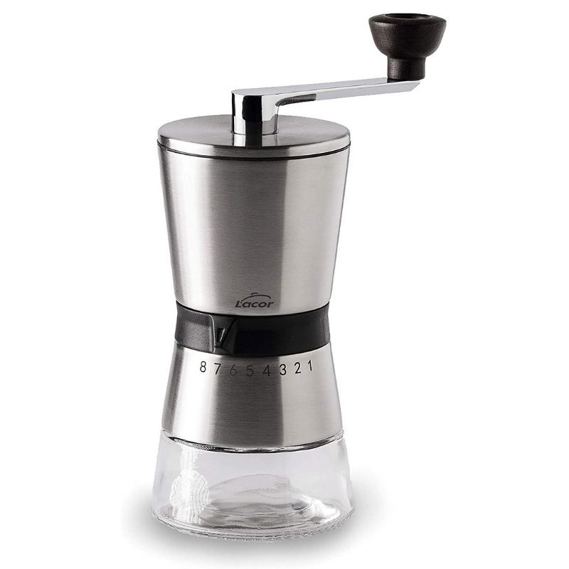 Moulin Manuel En Inox - 8 Broyages - Lacor Moulin Manuel En Inox - 8 Broyages - Lacor