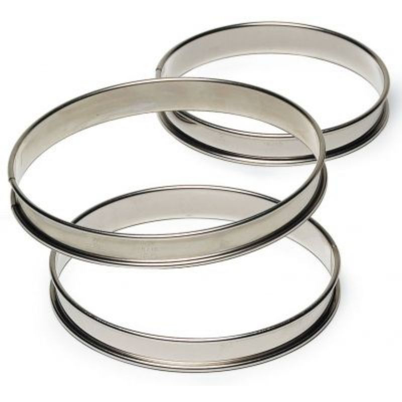 Kuchenform aus Edelstahl - Ø 100 mm - TELLIER Kuchenform aus Edelstahl - Ø 100 mm - TELLIER