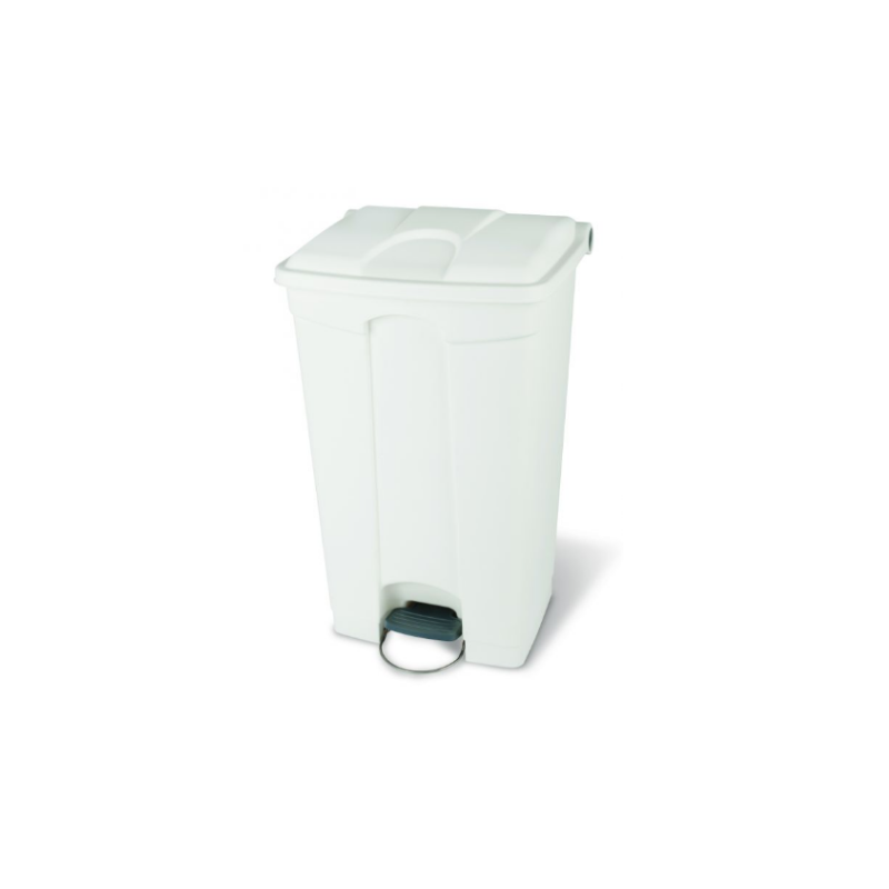 Witte pedaalemmer van 90 liter van het merk Probbax Witte pedaalemmer van 90 liter van het merk Probbax