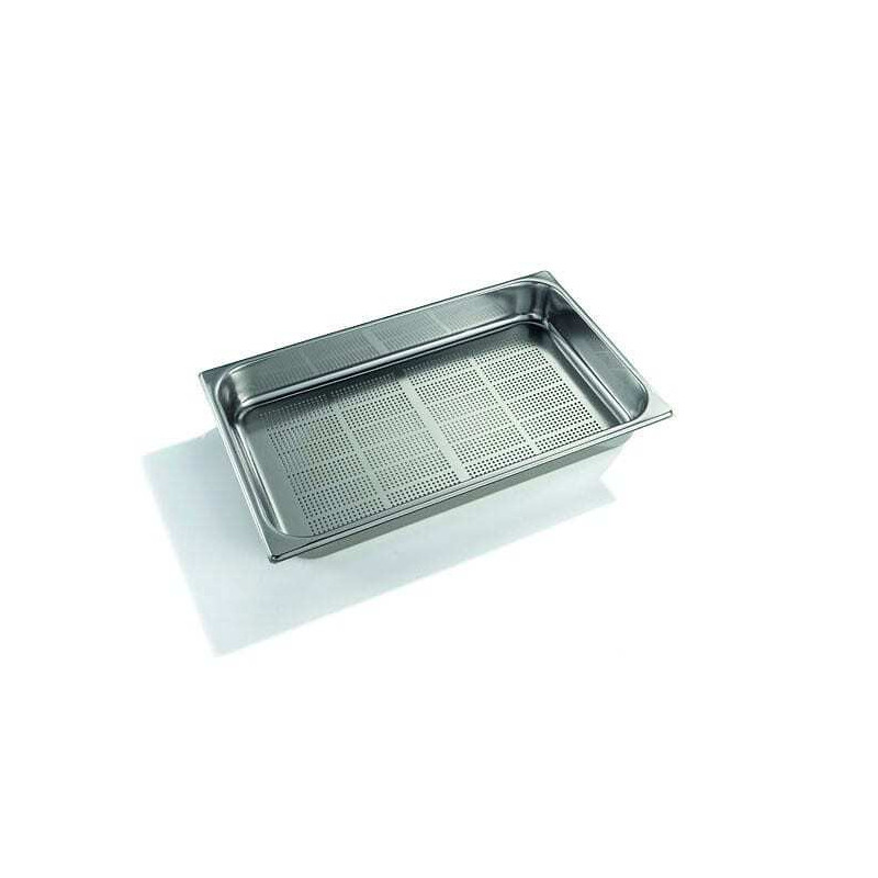 Geperforeerde roestvrijstalen plaat GN 1/1 - H 65 mm Geperforeerde roestvrijstalen plaat GN 1/1 - H 65 mm