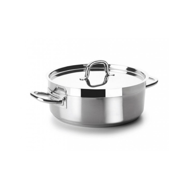 Professioneller Topf mit Deckel - Chef Luxe - ø 28 cm Professioneller Topf mit Deckel - Chef Luxe - ø 28 cm