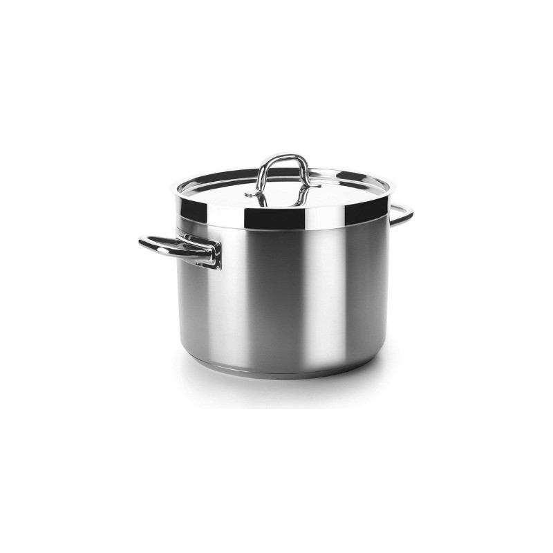 Professioneller flacher Topf mit Deckel - Chef Luxe von Lacor - ⌀ 36 cm - 21,8L Professioneller flacher Topf mit Deckel - Chef Luxe von Lacor - ⌀ 36 cm - 21,8L