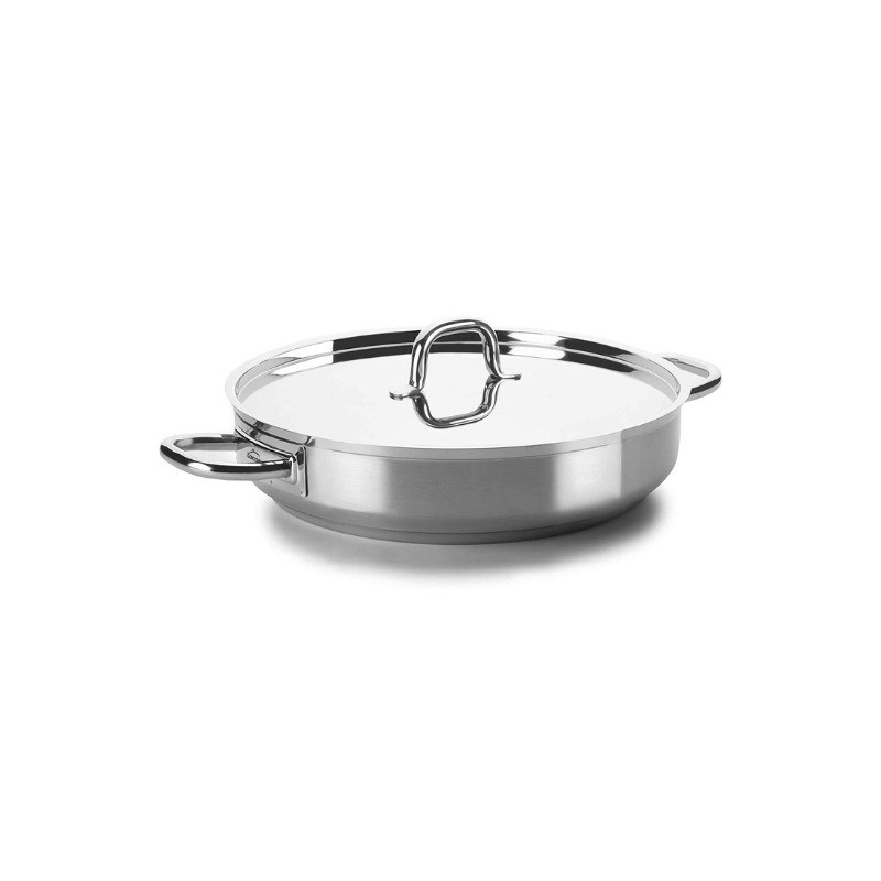 Plat Rond Professionnel Avec Couvercle - Chef Luxe - ø 50 cm Plat Rond Professionnel Avec Couvercle - Chef Luxe - ø 50 cm