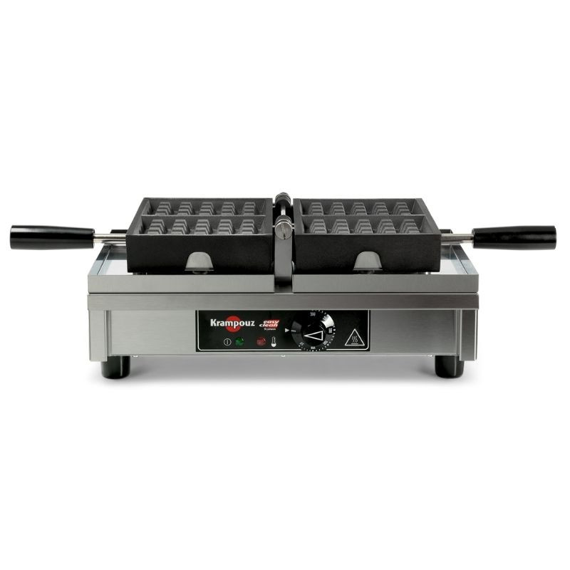 Professional Waffle Maker with 180° Opening - Left Right Tilt - 4 x 5 Waffles Professional Waffle Maker with 180° Opening - Left Right Tilt - 4 x 5 Waffles