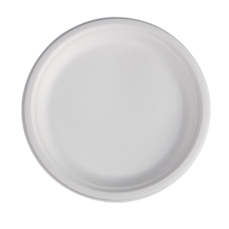 Ronde bord van bagasse - 261 x 20,6 mm - Set van 50 Ronde bord van bagasse - 261 x 20,6 mm - Set van 50
