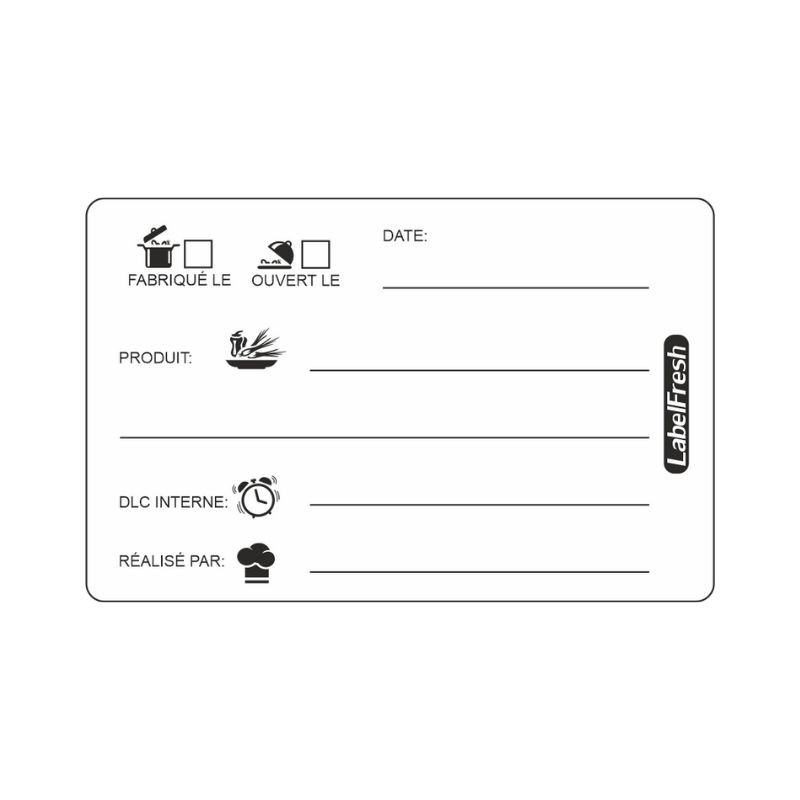 Rückverfolgbarkeitsetikett Label Fresh MHD - 70 x 45 mm - Packung mit 300 - LabelFresh Rückverfolgbarkeitsetikett Label Fresh MHD - 70 x 45 mm - Packung mit 300 - LabelFresh