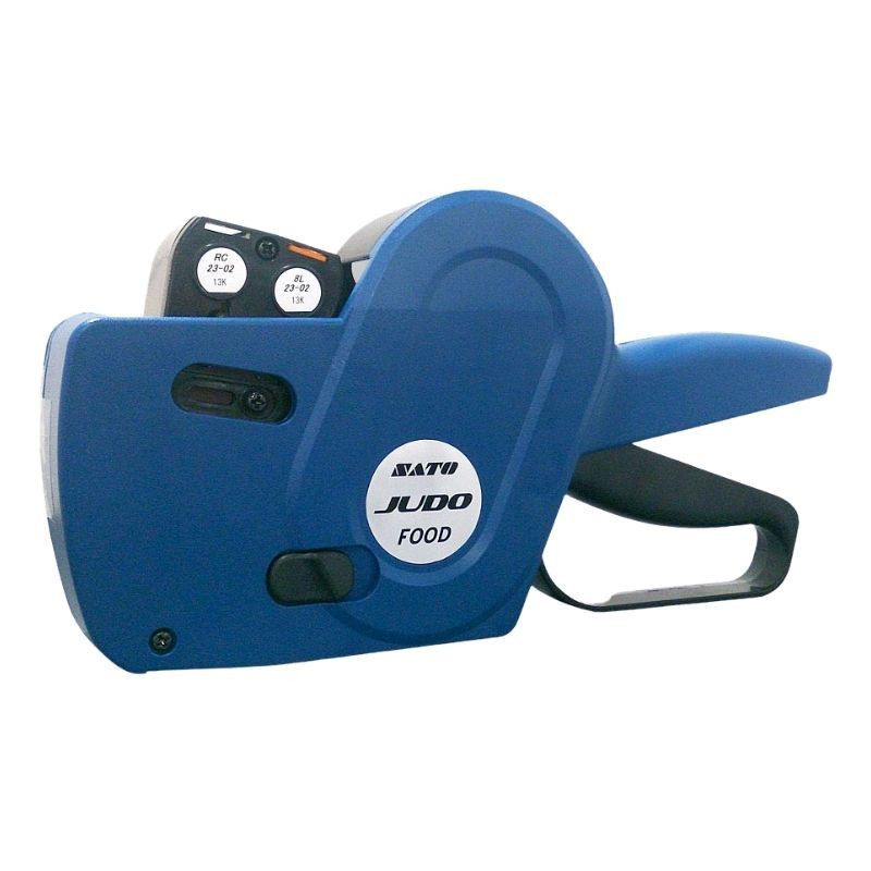 2 Lines Labeler with Labels - Judo Food - 250 x 60 x 160 mm - LabelFresh 2 Lines Labeler with Labels - Judo Food - 250 x 60 x 160 mm - LabelFresh