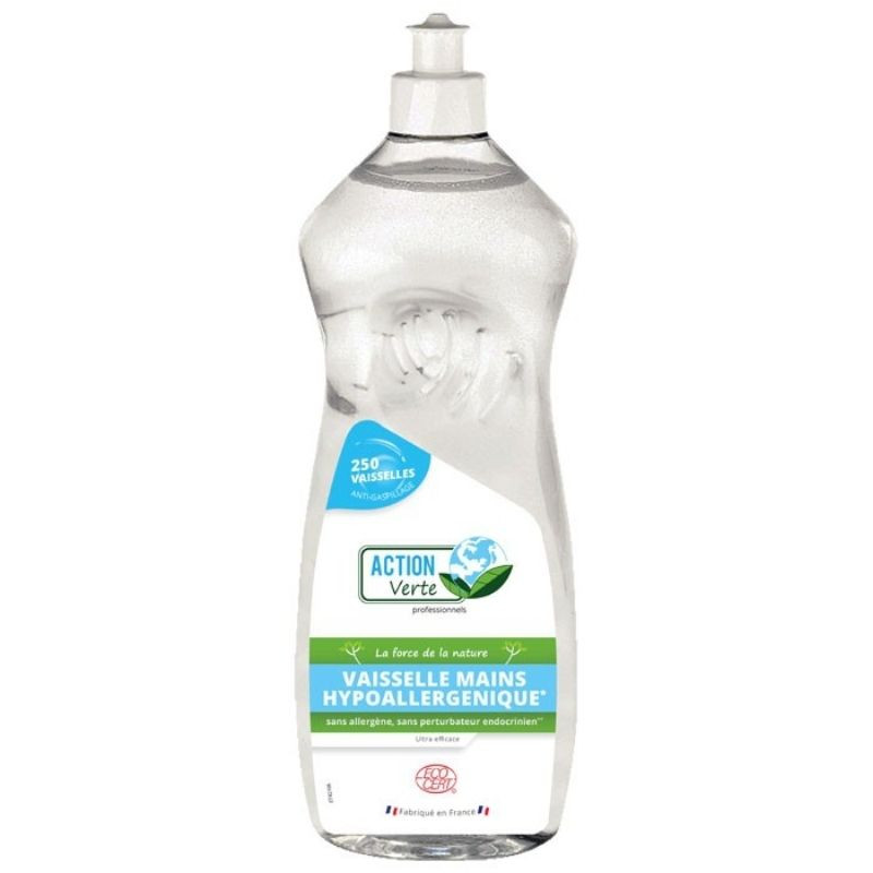 Klassisches hypoallergenes Geschirrspülmittel - 1 L - Grüne Wirkung Klassisches hypoallergenes Geschirrspülmittel - 1 L - Grüne Wirkung