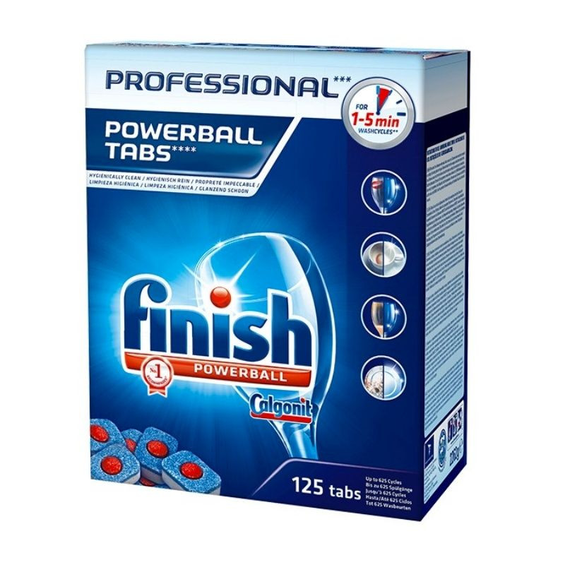 Powerball Geschirrspültabs - Packung mit 125 Stück - Finish Professional Powerball Geschirrspültabs - Packung mit 125 Stück - Finish Professional