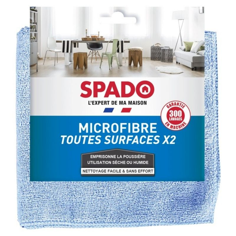 Mikrofaser Allzwecktücher - 380 x 380 mm - 2er-Pack - SPADO Mikrofaser Allzwecktücher - 380 x 380 mm - 2er-Pack - SPADO