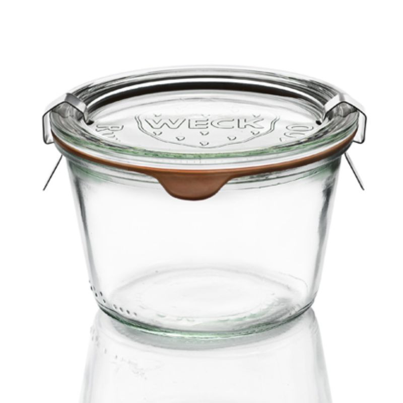 Glasbehälter Weck Gerade - 370 ml - Set mit 6 Glasbehälter Weck Gerade - 370 ml - Set mit 6