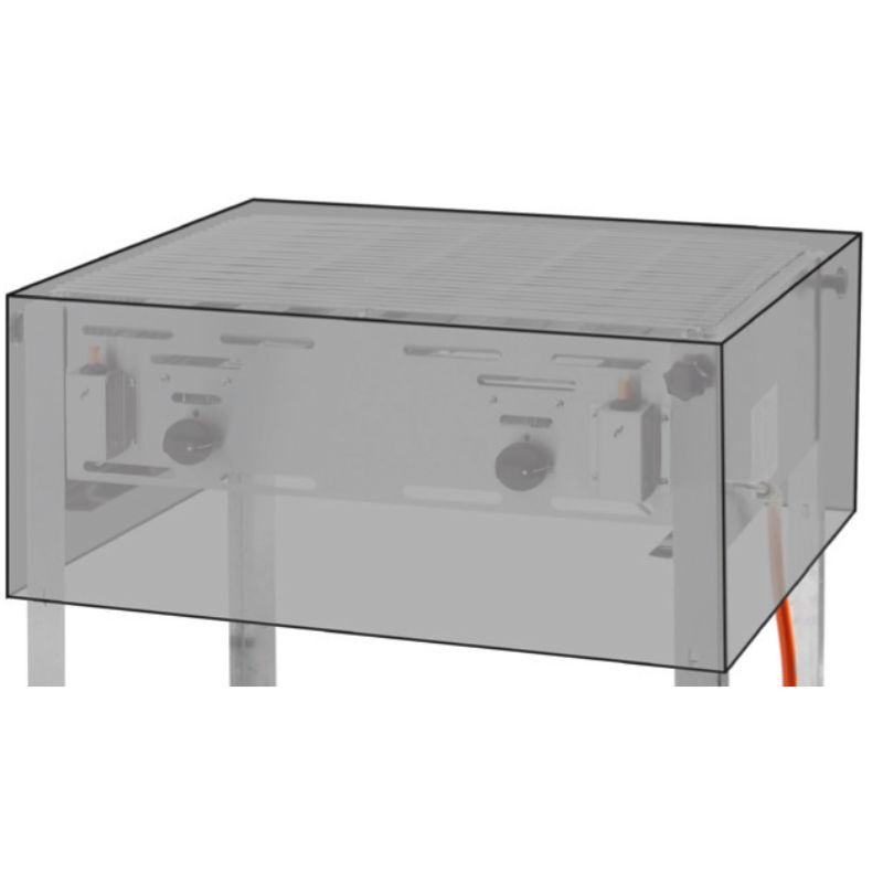 Abdeckung für Green Fire Grill mit 2 Brennern - HENDI Abdeckung für Green Fire Grill mit 2 Brennern - HENDI