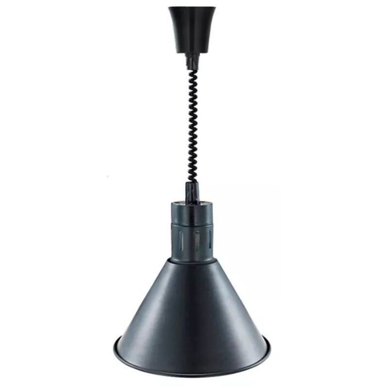 Black Conical Heat Lamp with Bulb - Dynasteel Black Conical Heat Lamp with Bulb - Dynasteel