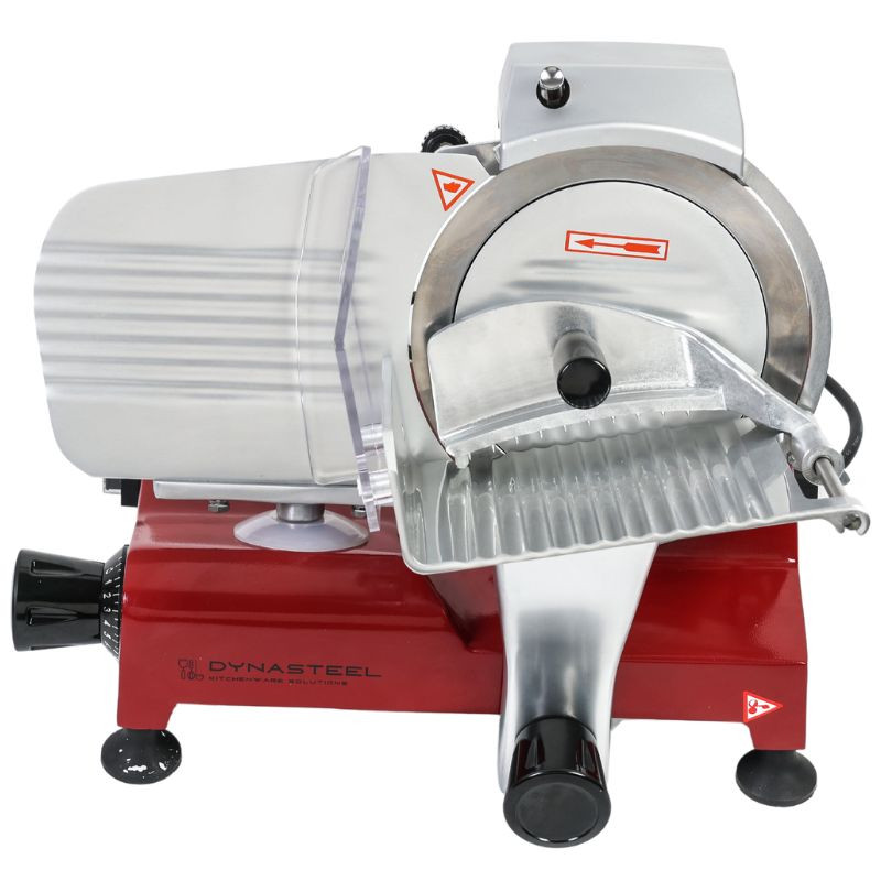 Professional Red Gravity Ham Slicer 195mm Dynasteel - Precise and Easy Cutting Professional Red Gravity Ham Slicer 195mm Dynasteel - Precise and Easy Cutting