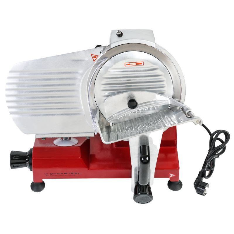 Professioneller Schwerkraft-Schinkenaufschneider Rot 250 mm - Dynasteel Professioneller Schwerkraft-Schinkenaufschneider Rot 250 mm - Dynasteel