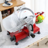 Professionele Rood Zwaartekracht Ham Slicer 300 mm - Dynasteel