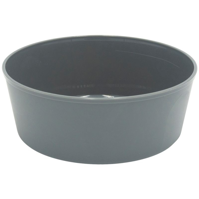 Reusable Gray Salad Bowl in PP - 1200 ml - Set of 24 Reusable Gray Salad Bowl in PP - 1200 ml - Set of 24
