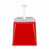 Sausdispenser met pomp - Rood - 2,5 L - Hendi