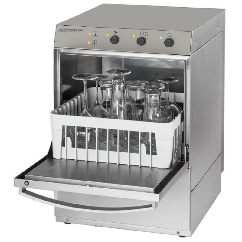 Professioneller Gläserspüler mit Dosiergerät für Klarspüler und Reinigungsmittel und Ablaufpumpe - 35 x 35 cm Professioneller Gläserspüler mit Dosiergerät für Klarspüler und Reinigungsmittel und Ablaufpumpe - 35 x 35 cm