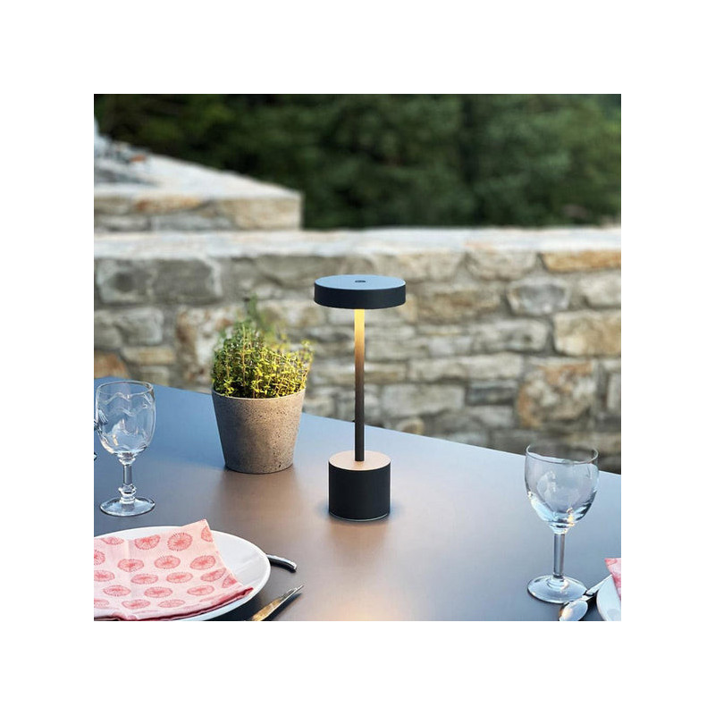 Tischlampe Touch Aluminium - Roby Rock - Lumisky Tischlampe Touch Aluminium - Roby Rock - Lumisky