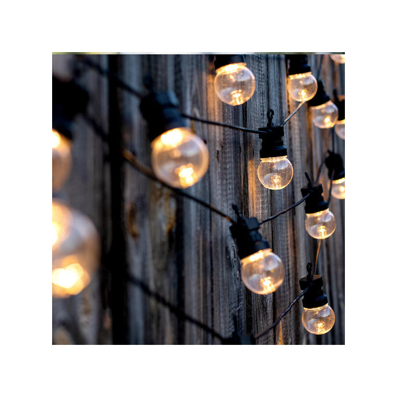 Lichtslinger Guinguette Transparant - Party Clear - Lumisky Lichtslinger Guinguette Transparant - Party Clear - Lumisky
