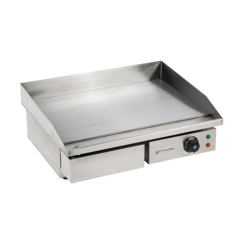 Professionele Elektrische Plancha Dynasteel - Glad 55 cm: Roestvrijstalen plaat, gelijkmatige en snelle kookresultaten Professionele Elektrische Plancha Dynasteel - Glad 55 cm: Roestvrijstalen plaat, gelijkmatige en snelle kookresultaten