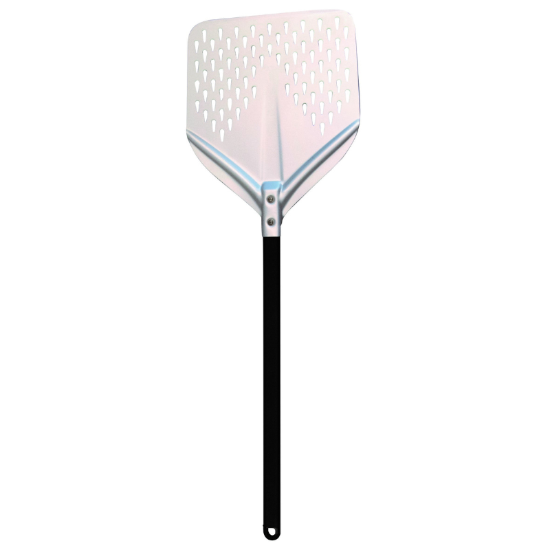 Brood- en pizzaschep van geperforeerd aluminium - 90 x 30 cm Brood- en pizzaschep van geperforeerd aluminium - 90 x 30 cm
