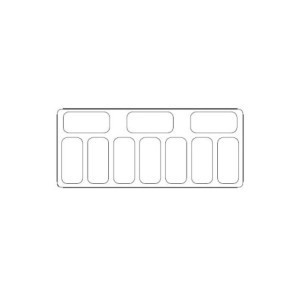 Ice Display Cabinet - Static - 10 x 5 L - CombiSteel