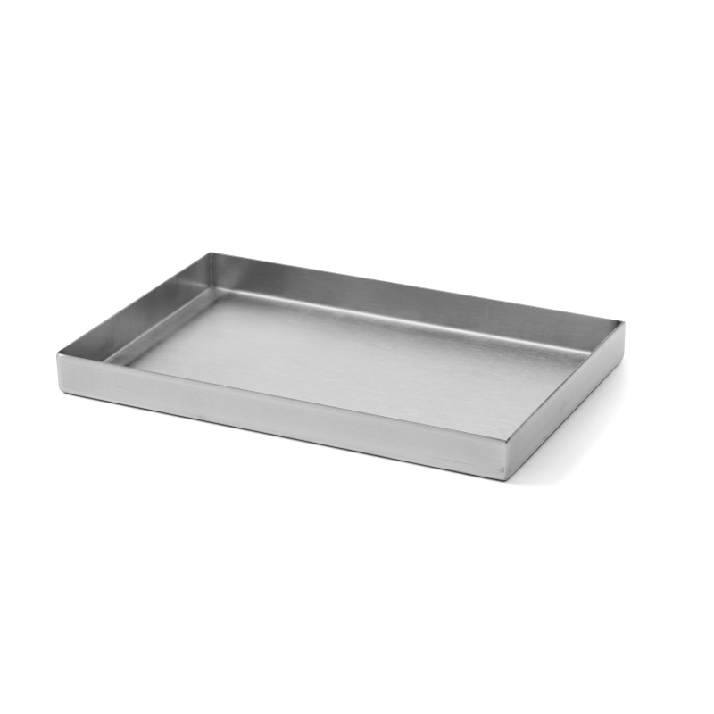 Edelstahlplatte mit Griffen - 295 x 195 mm - Pujadas Edelstahlplatte mit Griffen - 295 x 195 mm - Pujadas