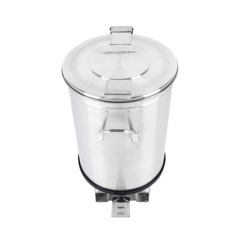 Mülleimer aus Edelstahl mit Pedal - 50 L - Dynasteel Mülleimer aus Edelstahl mit Pedal - 50 L - Dynasteel