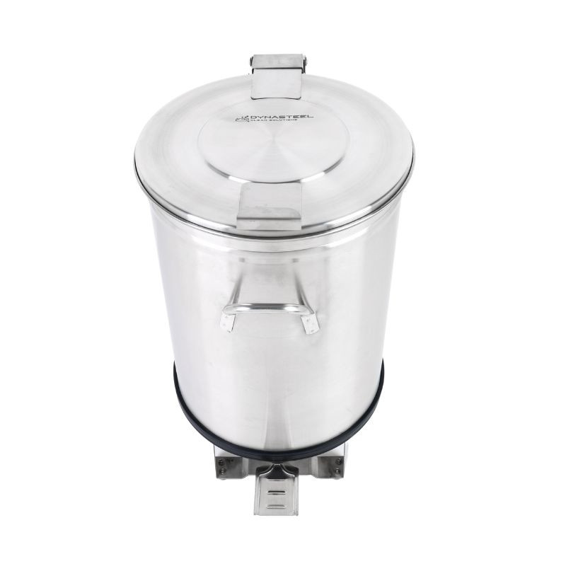 RVS prullenbak met pedaal - 100 L - Dynasteel RVS prullenbak met pedaal - 100 L - Dynasteel